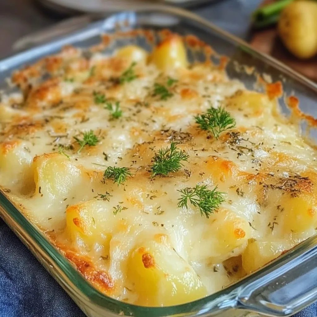 Kohlrabi-Auflauf mit Kartoffeln