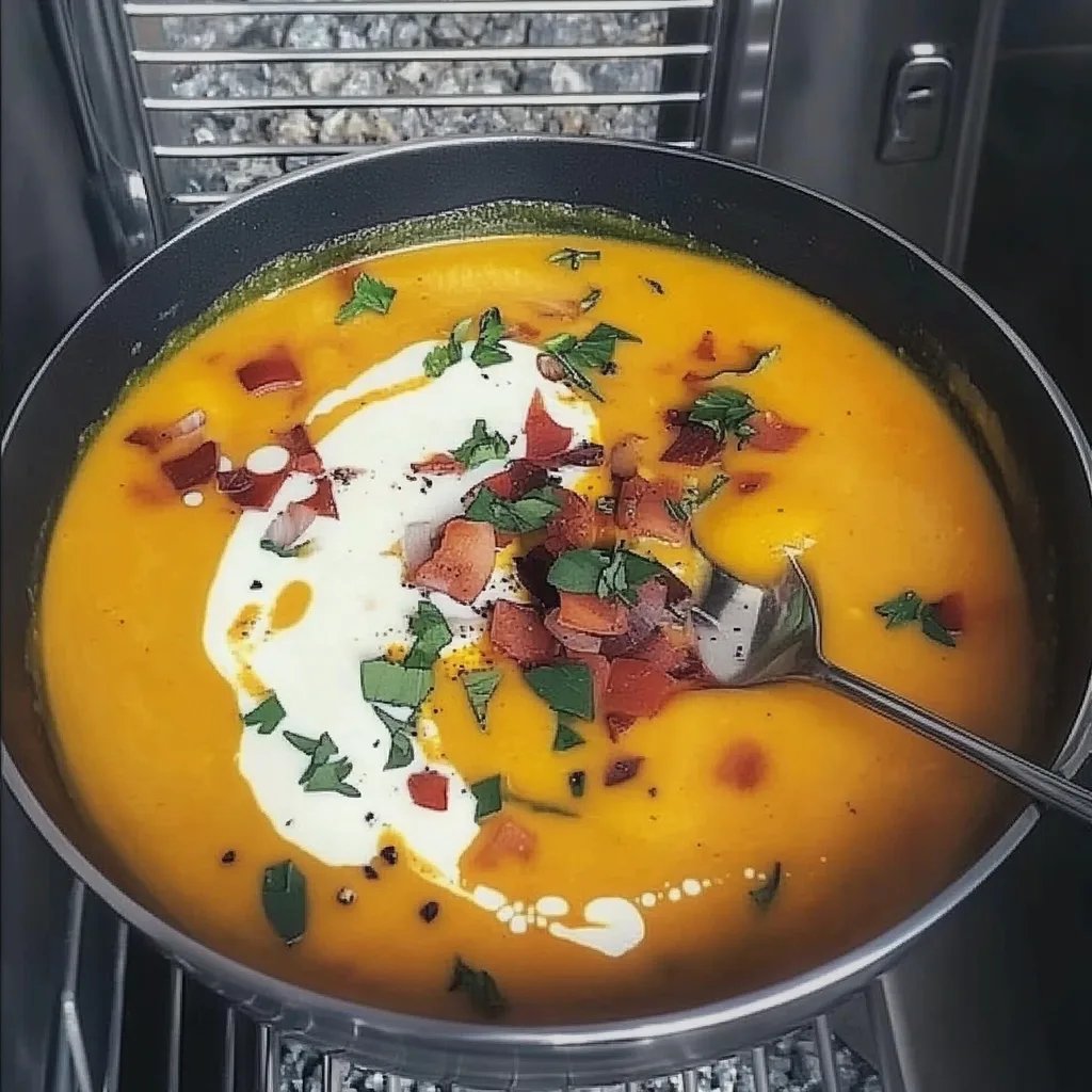 Cremige Kürbissuppe