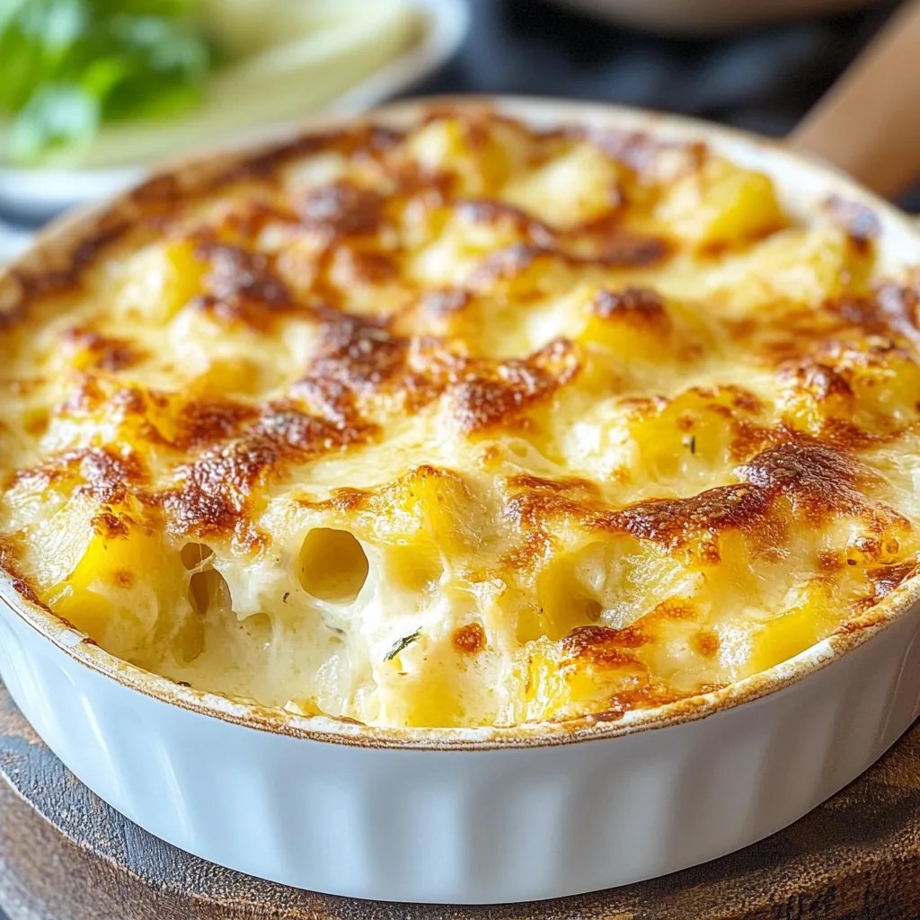 Kartoffel-Kohlrabi-Gratin