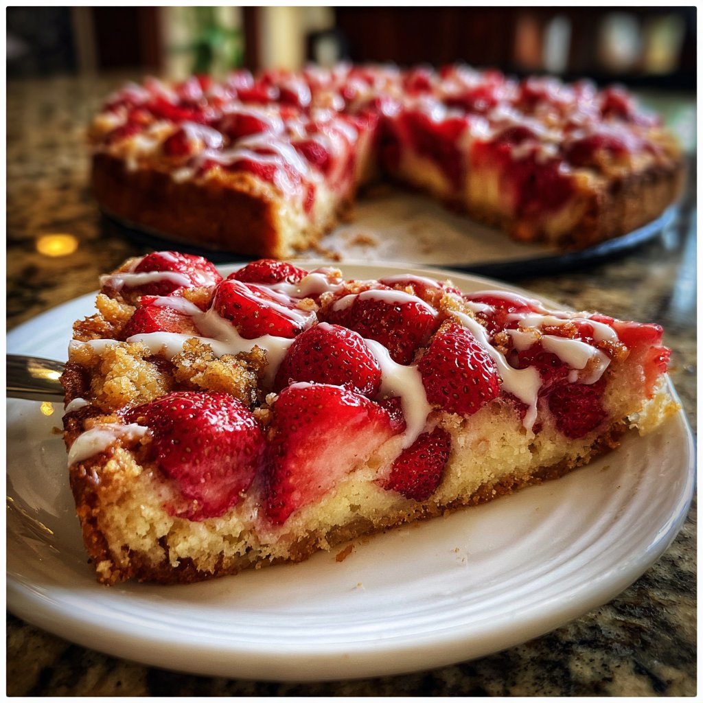 Erdbeerkuchen Mit Mandelboden