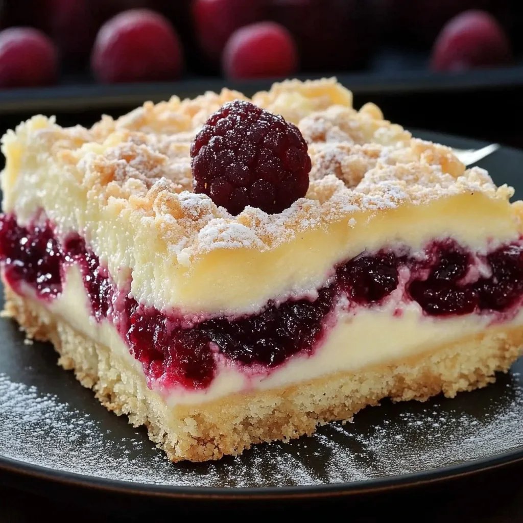 Saftiger Käsekuchen mit Kirschen und Streuseln