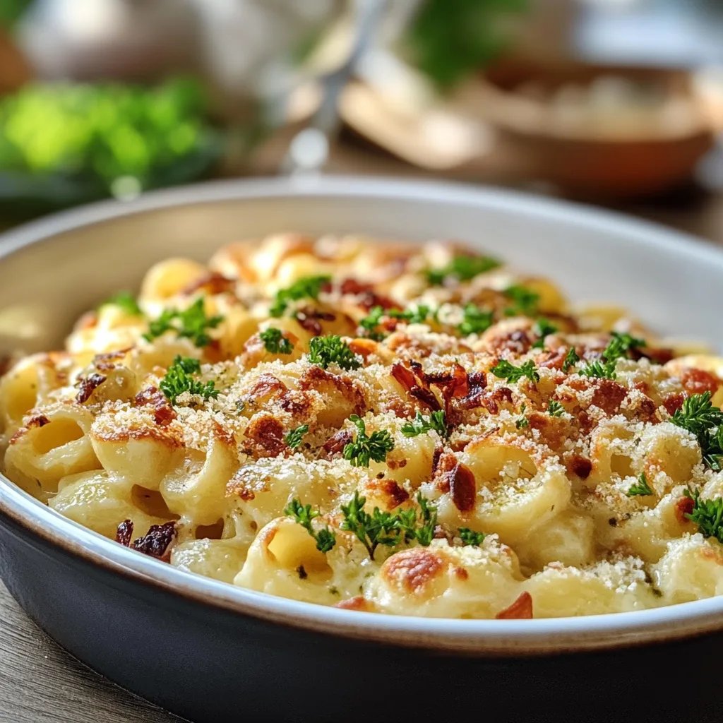 Rosenkohl-Spätzle-Auflauf