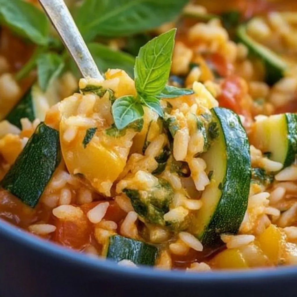 Zucchini-Tomaten-Reis