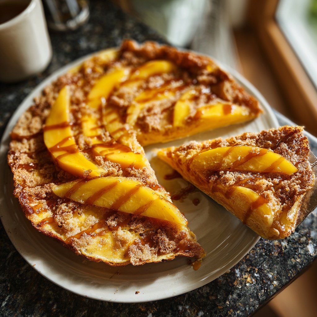 Pfannkuchen mit Mango