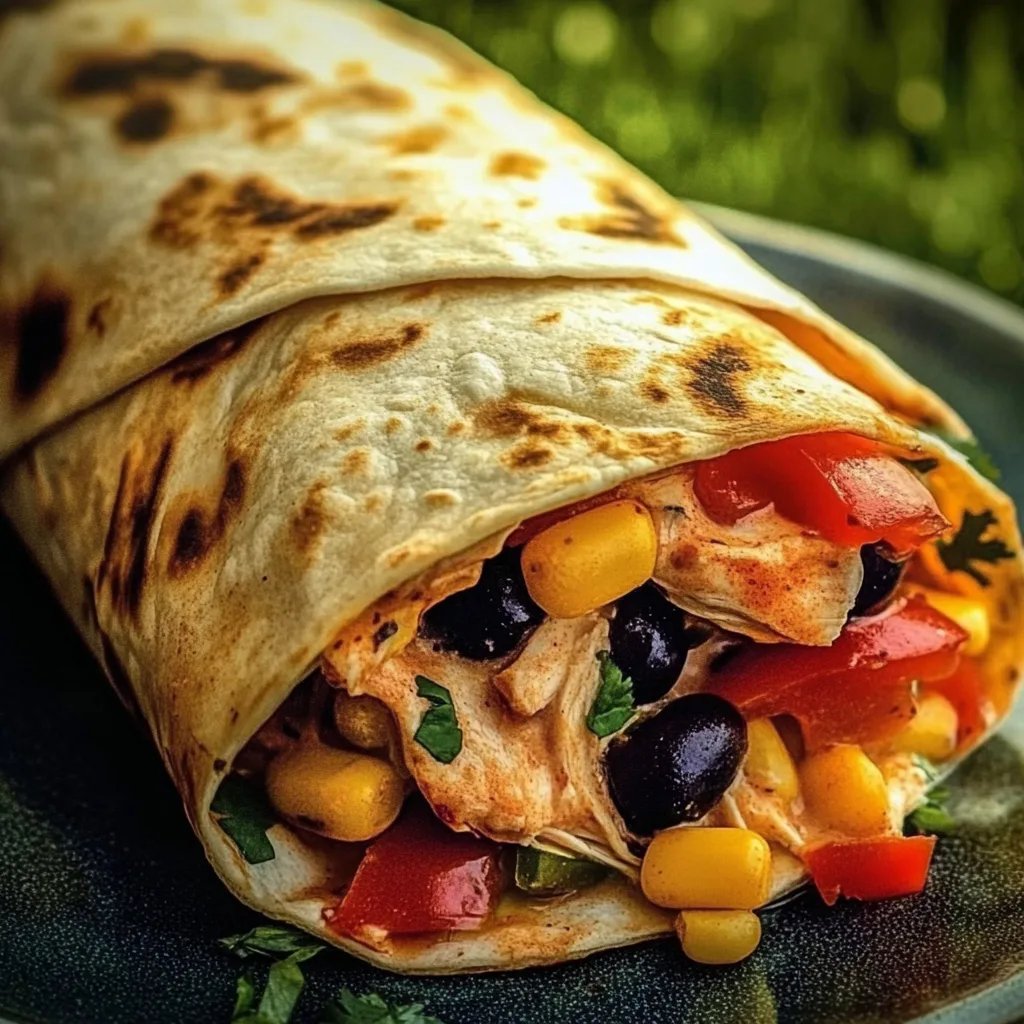 Southwest Hähnchen Wrap