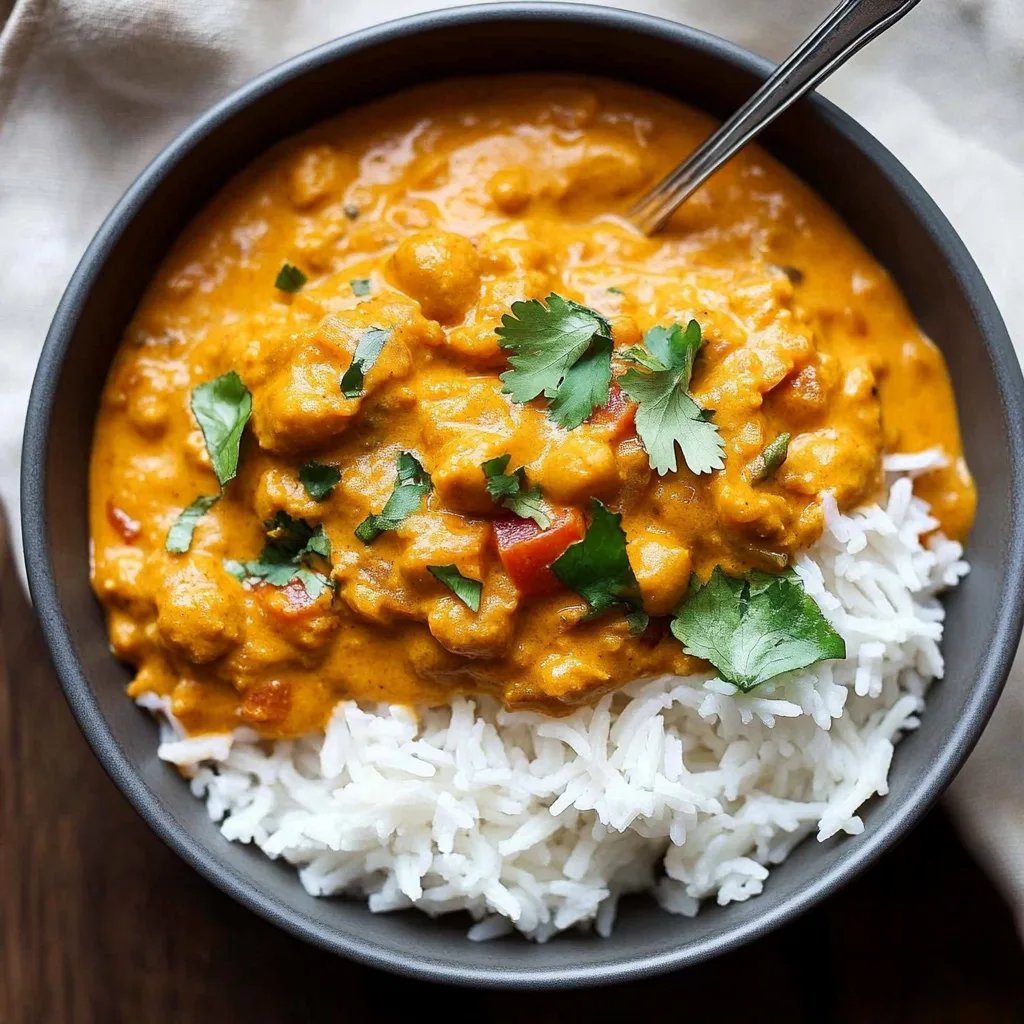 Kichererbsen-Curry mit Kokosmilch