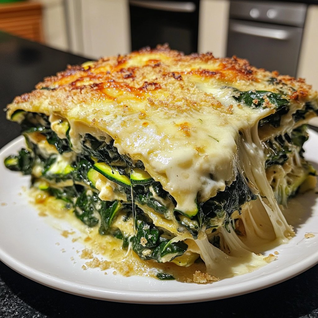 Gemüseauflauf mit Spinat