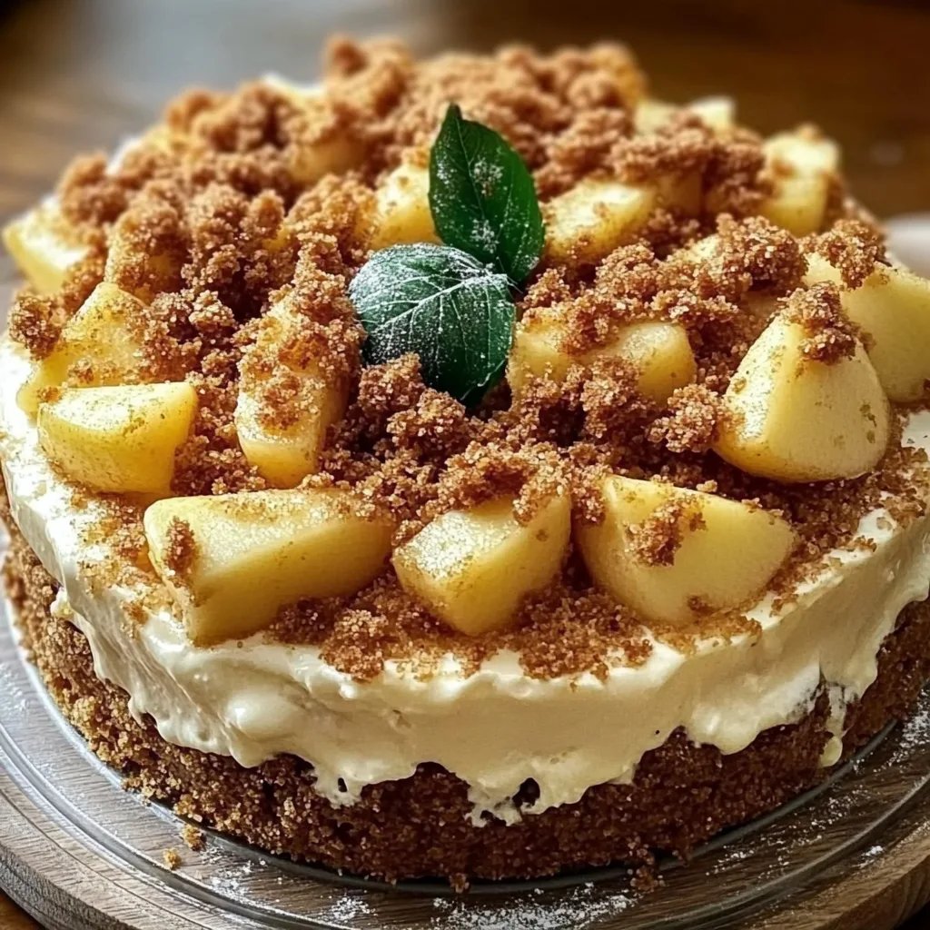 Apfel-Crumble-Käsekuchen