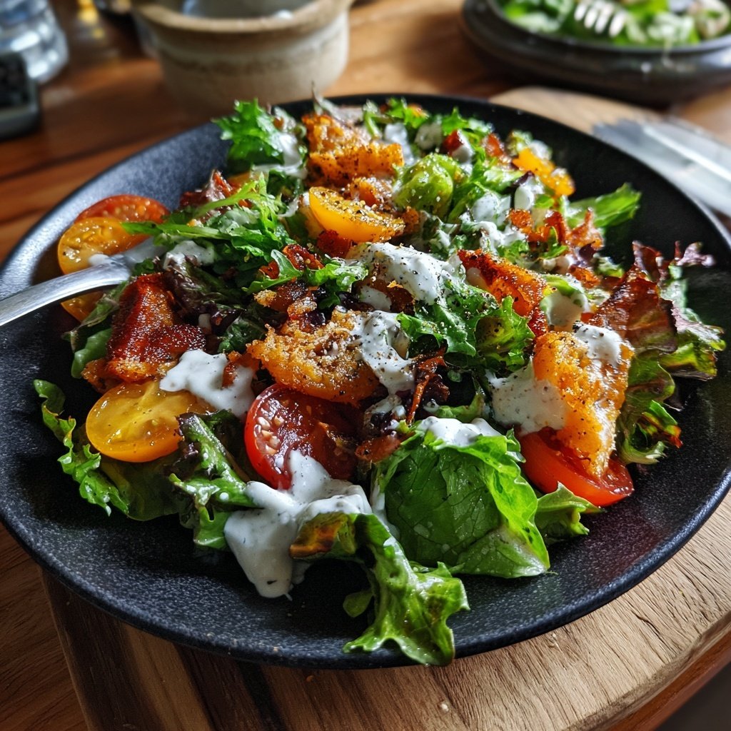 Salat Zum Grillen Mit Joghurt Dressing