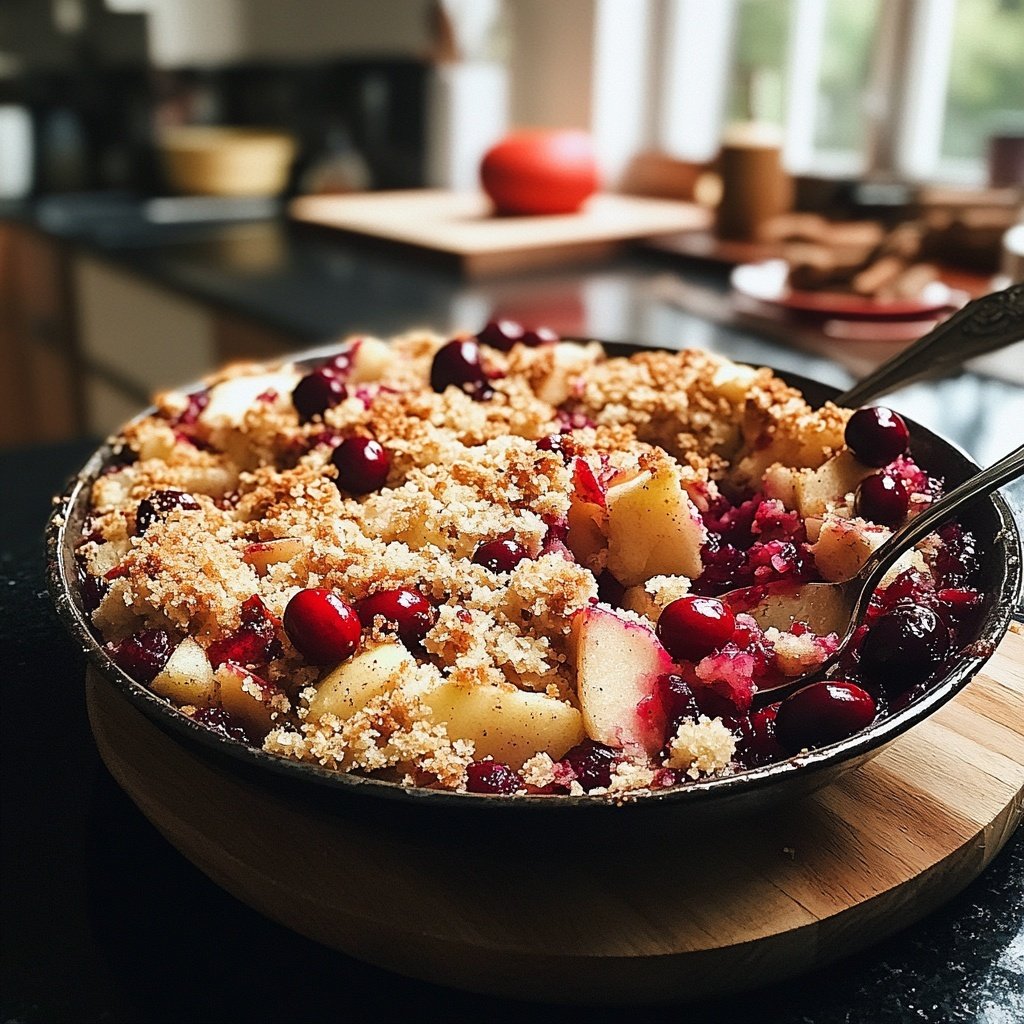 Traditionelle Cranberry-Apfel-Füllung