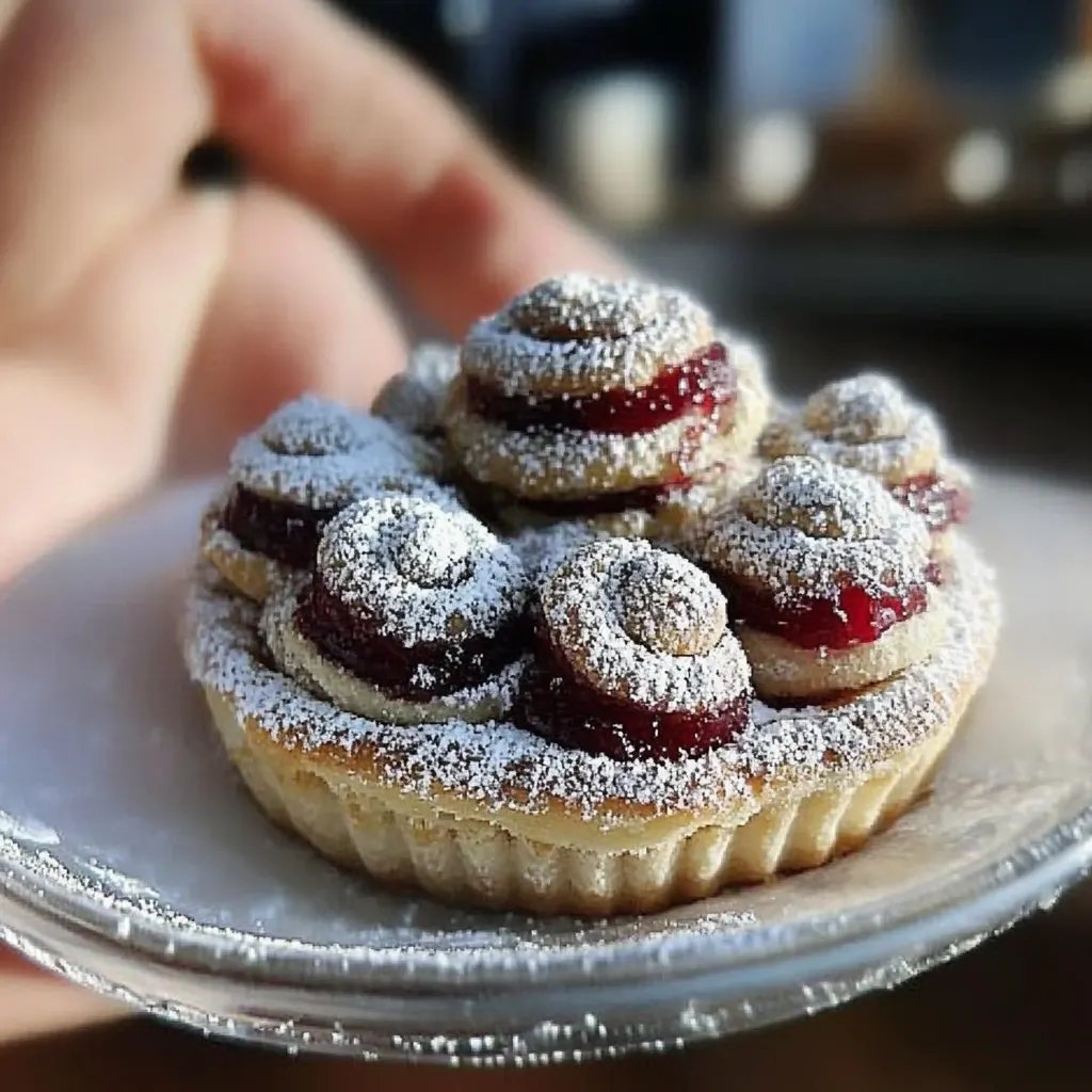 Marmor-Himbeer Kringel für die Gebäckspritze